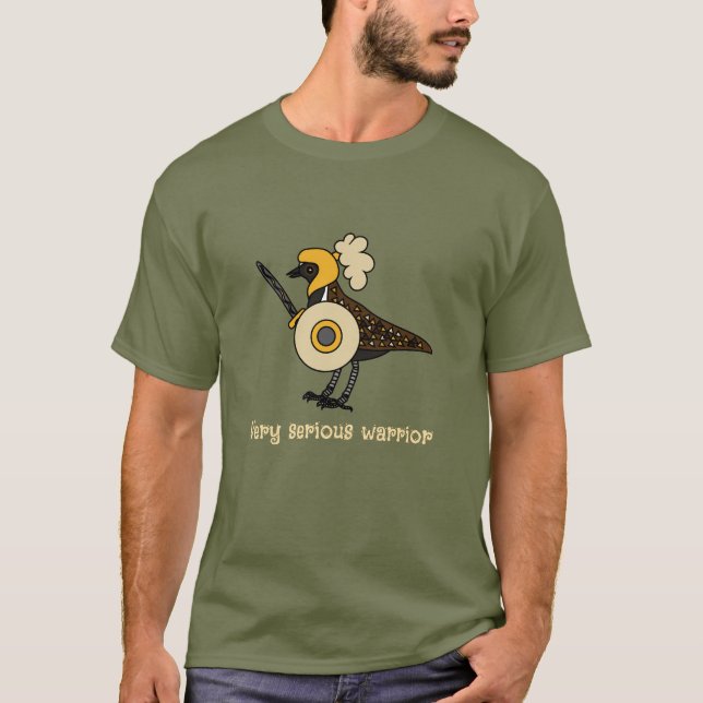 Camiseta Guerrero muy serio (Anverso)