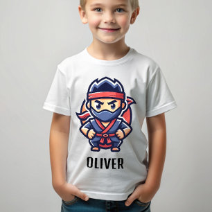 Camiseta Guerrero Ninja Lindo Personalizado
