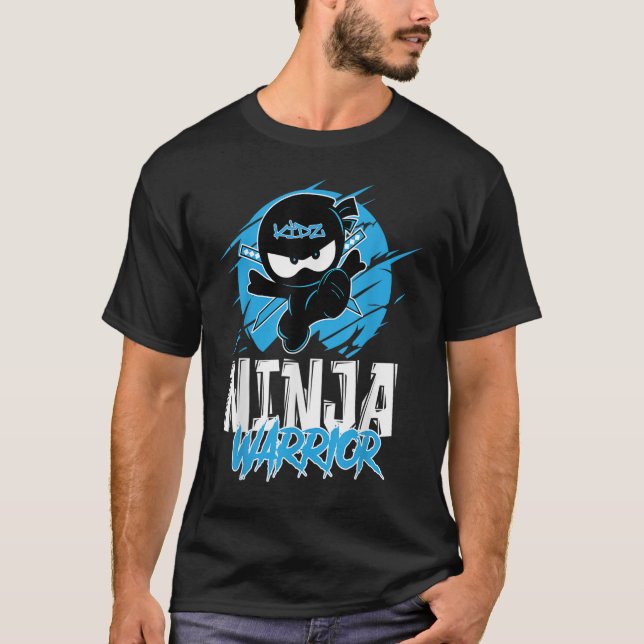 Camiseta Guerrero Ninja Por Kidz (Anverso)