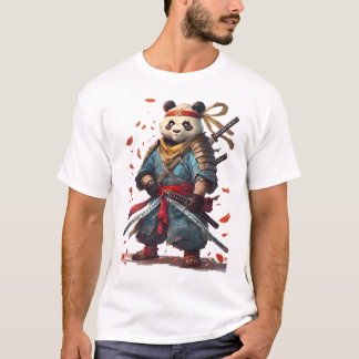 Camiseta Guerrero Panda de doble hoja
