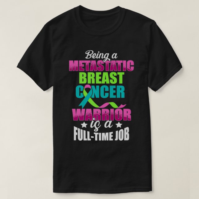 Camiseta Guerrero para el tratamiento del cáncer de mama me (Diseño del anverso)