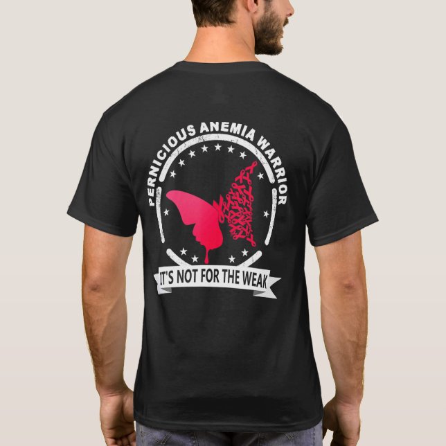 Camiseta Guerrero pernicioso de la anemia (Reverso)