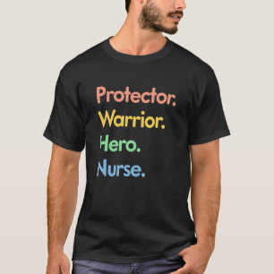 Camiseta Guerrero Protector Héroe Enfermera