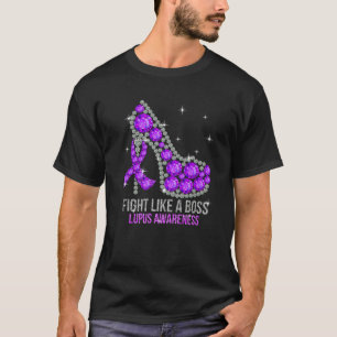 Camiseta Guerrero Púrpura Lucha Contra El Lupus Como Un Je