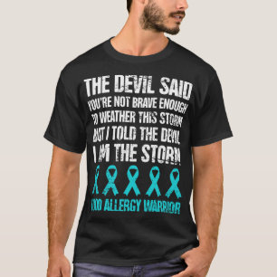 Camiseta Guerrero - Reacción alérgica Alergia alimentaria