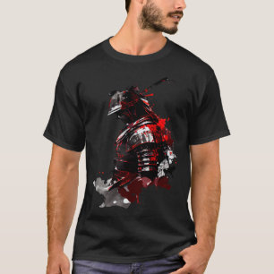 Camiseta Guerrero retro samurai espada Ninja japonés