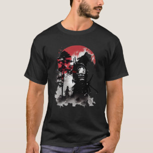 Camiseta Guerrero retro samurai espada Ninja japonesa 1