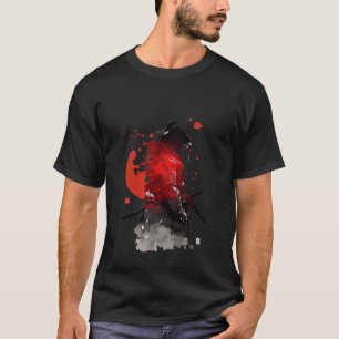 Camiseta Guerrero retro samurai espada Ninja japonesa 4