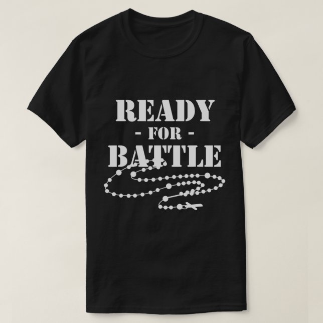 Camiseta Guerrero Rosario listo para la batalla de Lepanto  (Diseño del anverso)