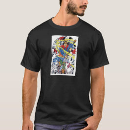 Camiseta Guerrero samurái con diseño de tatuaje de lanza