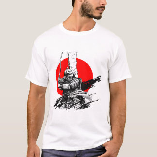 Camiseta guerrero samurai con espada