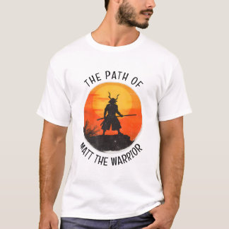 Camiseta Guerrero Samurái de Artes Marciales Japonesas Pers