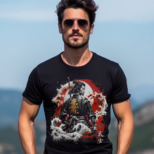 Camiseta Guerrero Samurai de estilo japonés