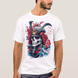 Camiseta Guerrero Samurái de la Calavera