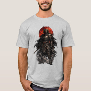 Camiseta Guerrero Samurái Demonio Oscuro