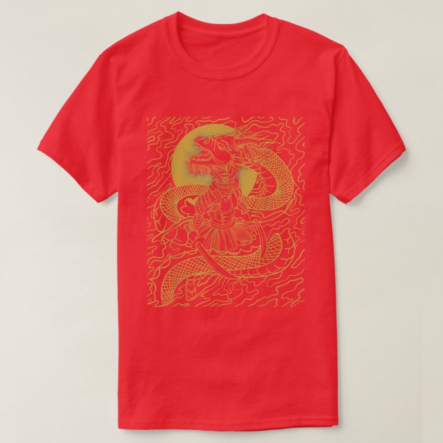 Camiseta Guerrero Samurai Japón1368 (Diseño del anverso)