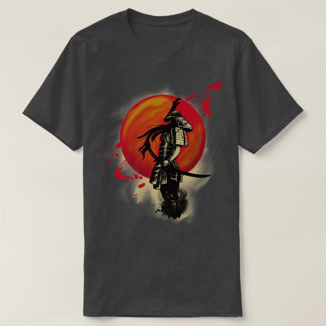 Camiseta Guerrero Samurai Japón 1366 (Diseño del anverso)