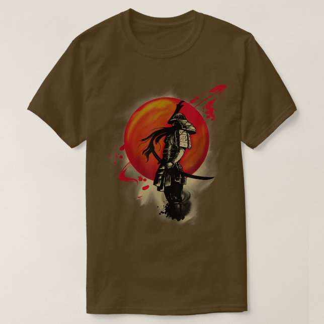 Camiseta Guerrero Samurai Japón 1369 (Diseño del anverso)