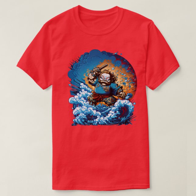 Camiseta Guerrero Samurai Japonés (Diseño del anverso)