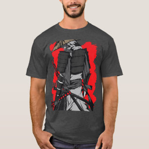 Camiseta Guerrero Samurai Japonés Con Espada Y Bushido Co