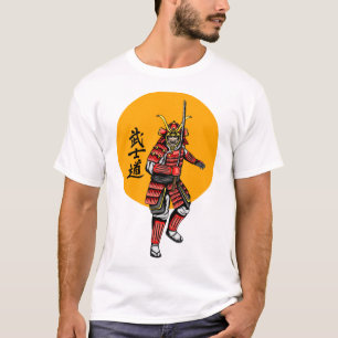 Camiseta Guerrero Samurái Japonés Espada Bushido del Sol Do
