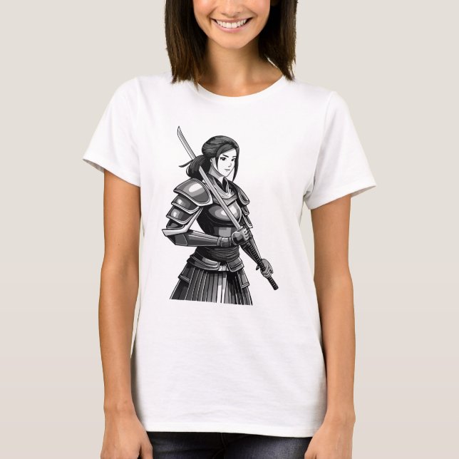 Camiseta Guerrero samurái japonés - mujer (Anverso)