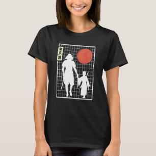 Camiseta Guerrero samurái japonés padre e hijo Japón Sol Gr