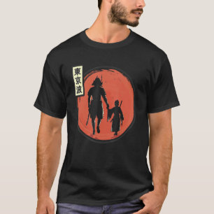 Camiseta Guerrero samurai japonés papá e hijo japonés Sun J
