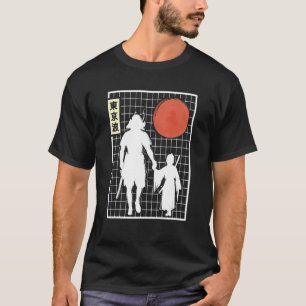 Camiseta Guerrero Samurai Japonés Papá y Hijo Cuadrícula So