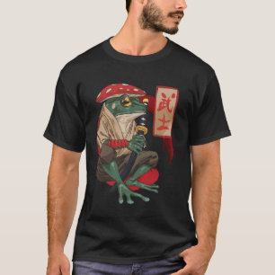 Camiseta Guerrero Samurái Japonés Rana Estética Hongo H