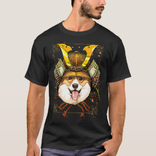 Camiseta Guerrero Samurái Perro Corgi Samurái Corgi