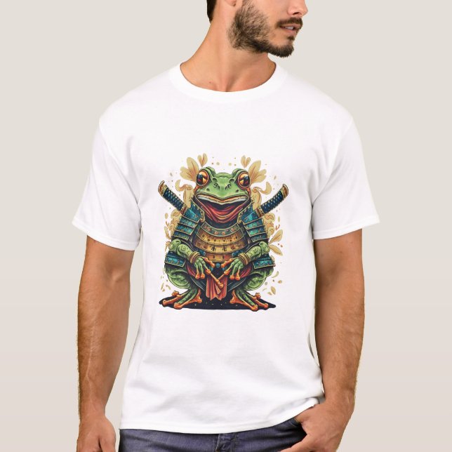 Camiseta Guerrero samurái rana (Anverso)