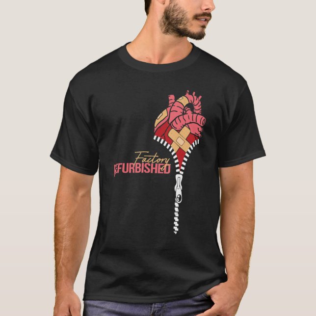 Camiseta Guerrero sobreviviente de cirugía cardiaca reacond (Anverso)