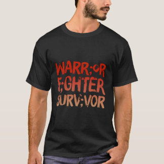 Camiseta Guerrero sobreviviente de combate Semicolon Tal He