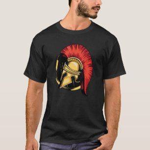 Camiseta Guerrero Sparta Helmet Spartacus Spartan Molon Lab