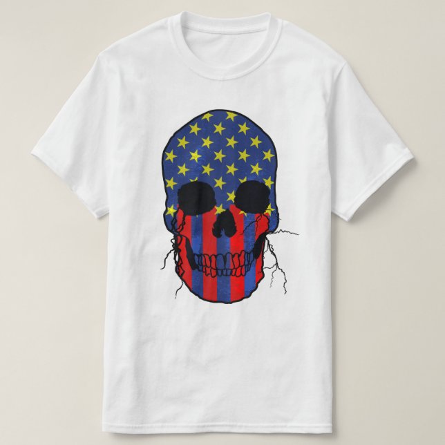 Camiseta Guerrero Super Cráneo  (Diseño del anverso)