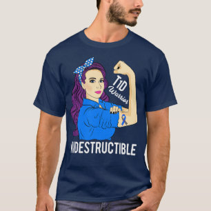 Camiseta Guerrero T1D Indestructible Tipo 1 Diabetes Awaren
