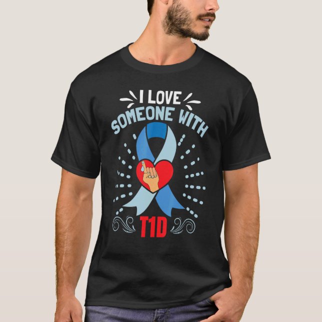Camiseta Guerrero T1D Tipo 1 Diabetes (Anverso)