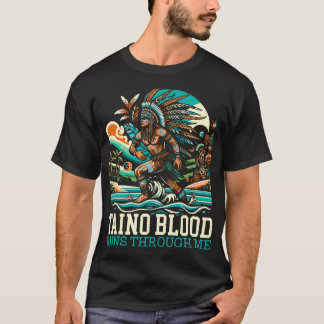 Camiseta Guerrero taíno Puerto Rico Cinta caribeña