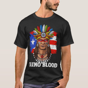 Camiseta Guerrero Taino Puertorriqueño