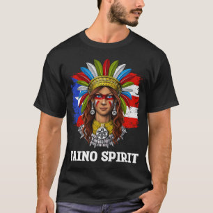 Camiseta Guerrero taíno puertorriqueño