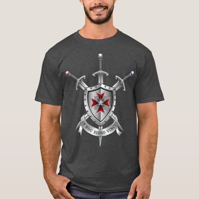 Camiseta Guerrero templario americano 2 (Anverso)