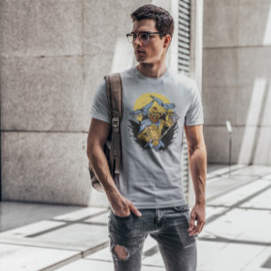 Camiseta Guerrero Viking Y Espadas