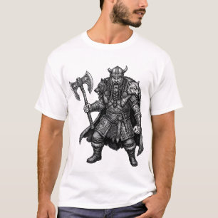 Camiseta Guerrero Vikingo del Clan del Lobo Arte de Batalla