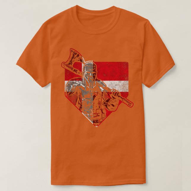 Camiseta Guerrero vikino danés 2 (Diseño del anverso)