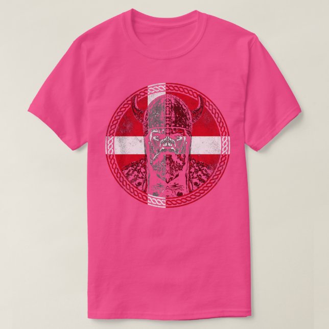 Camiseta Guerrero vikino danés 3 (Diseño del anverso)