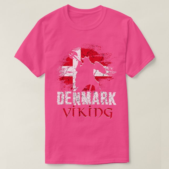Camiseta Guerrero vikino de Dinamarca (Diseño del anverso)