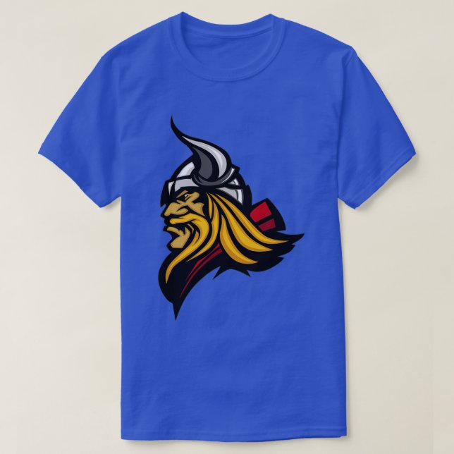 Camiseta Guerrero vikino Soldado nórdico Nórdico Dios (Diseño del anverso)