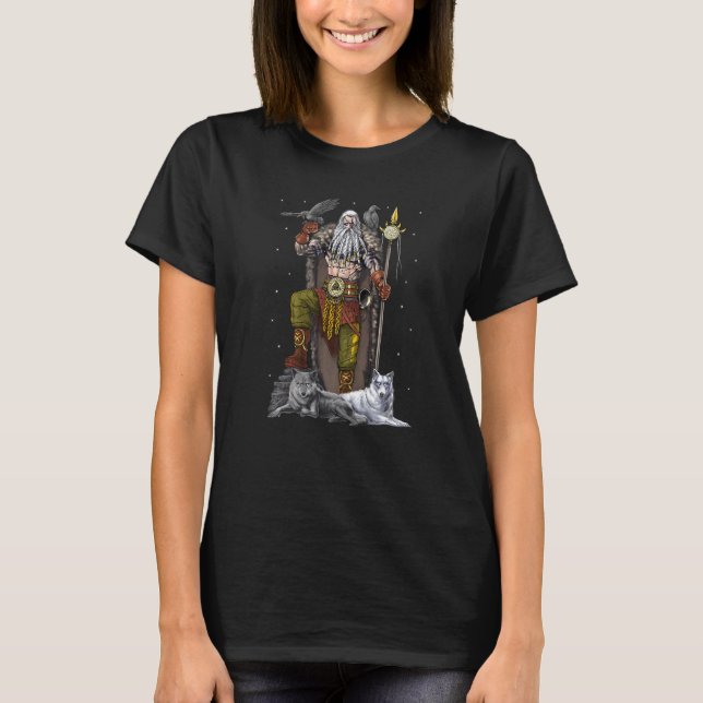 Camiseta Guerrero Viktor Norse Mythology God Odin Nordic Sc (Anverso)