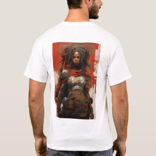 Camiseta Guerreros africanos estilo artístico por Ashley Wo